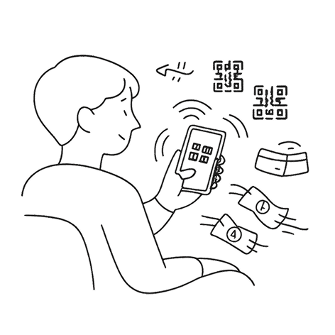 WalletYa combined screens